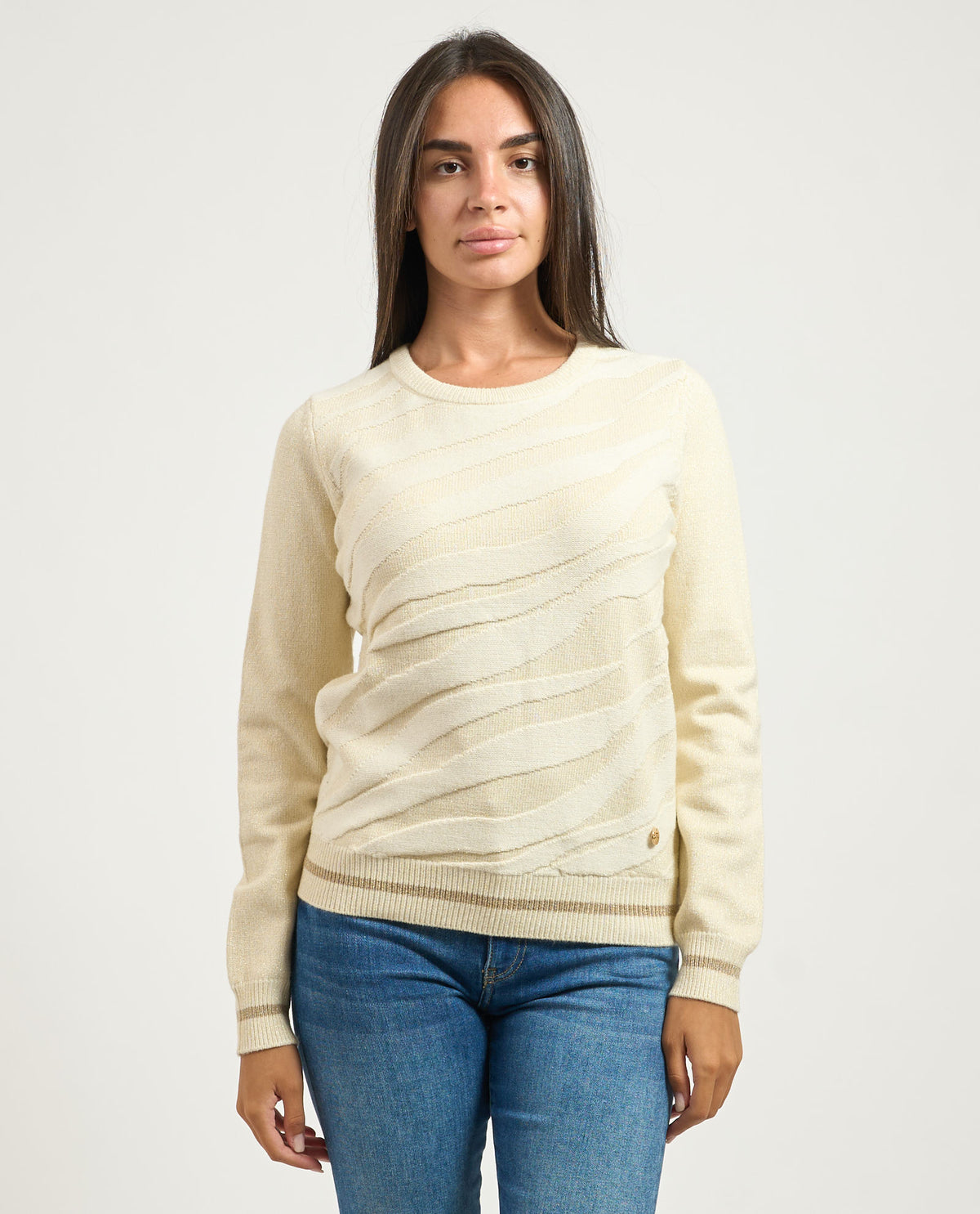 Maglione donna Yes Zee girocollo 