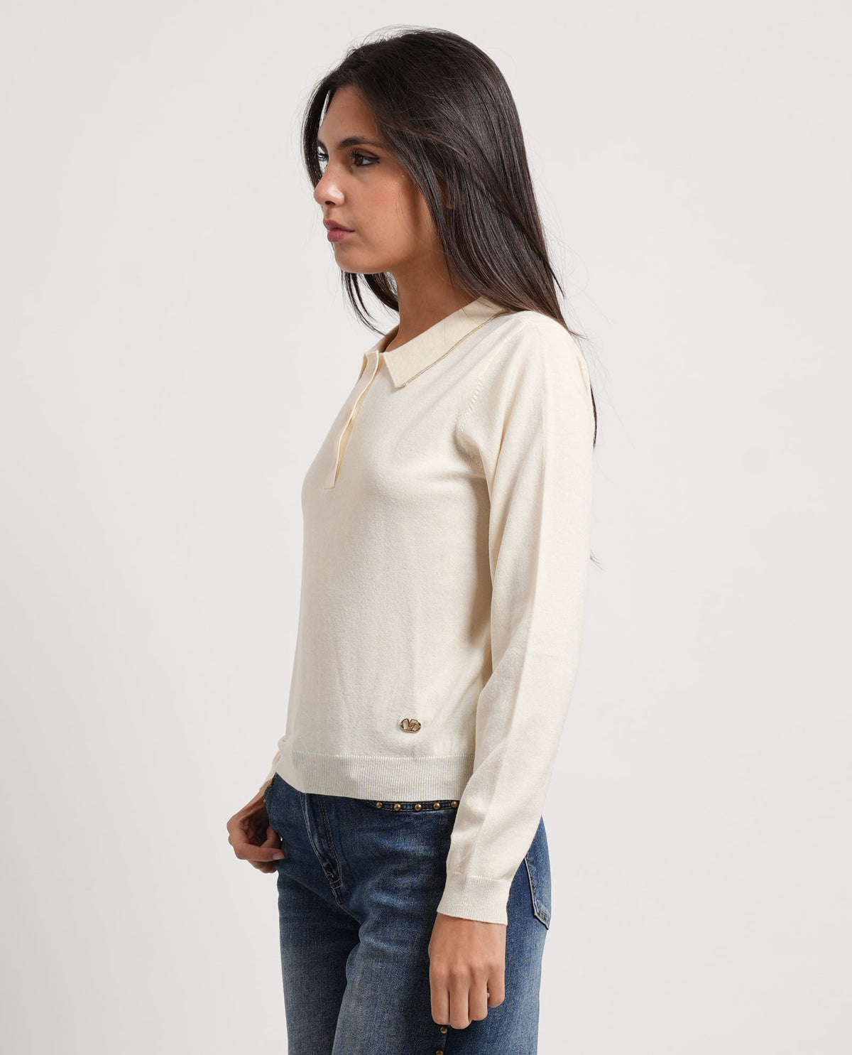 Maglia donna Yes Zee colletto a polo 