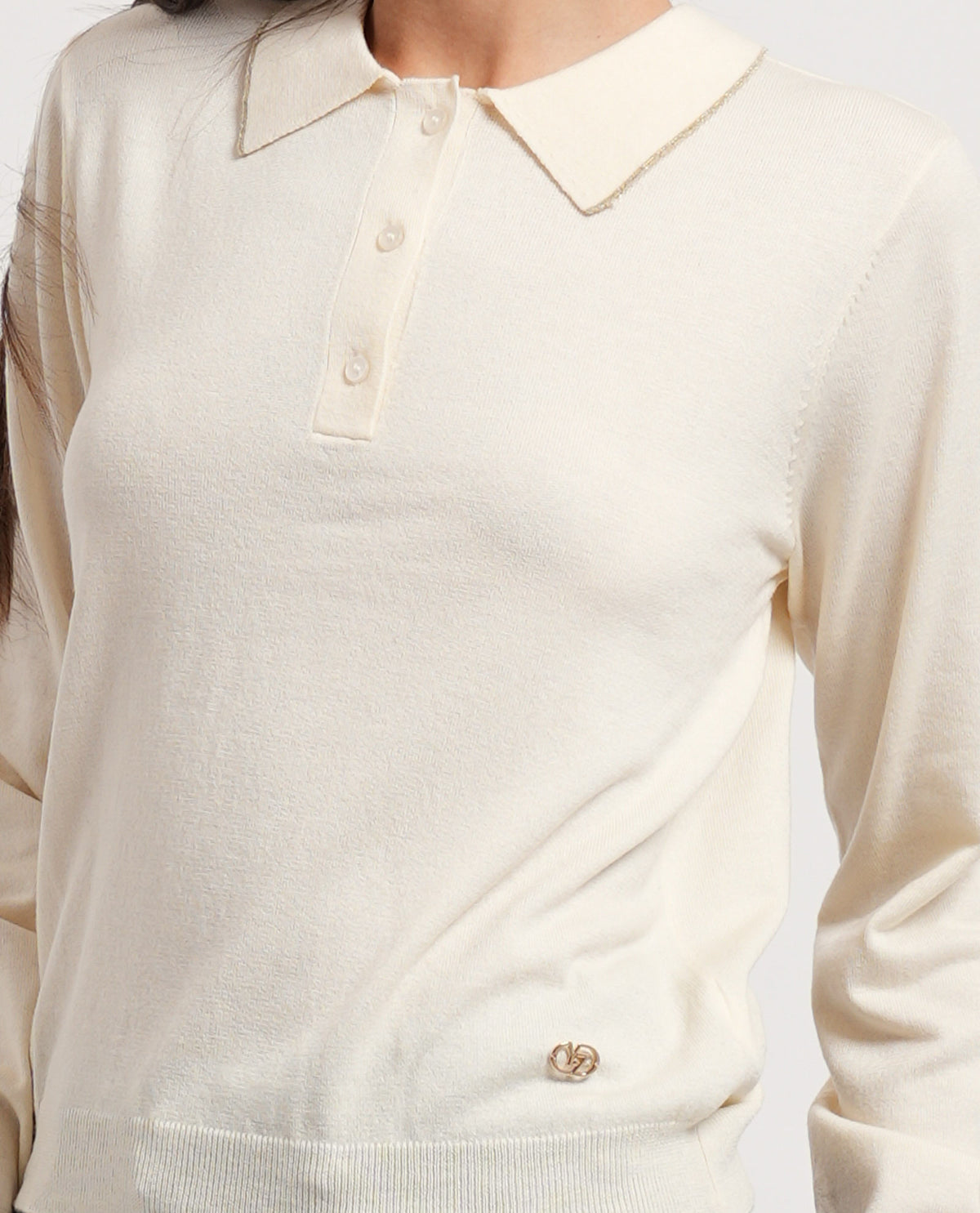 Maglia donna Yes Zee colletto a polo 