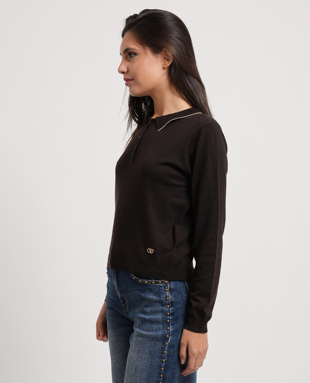 Maglia donna Yes Zee colletto a polo 