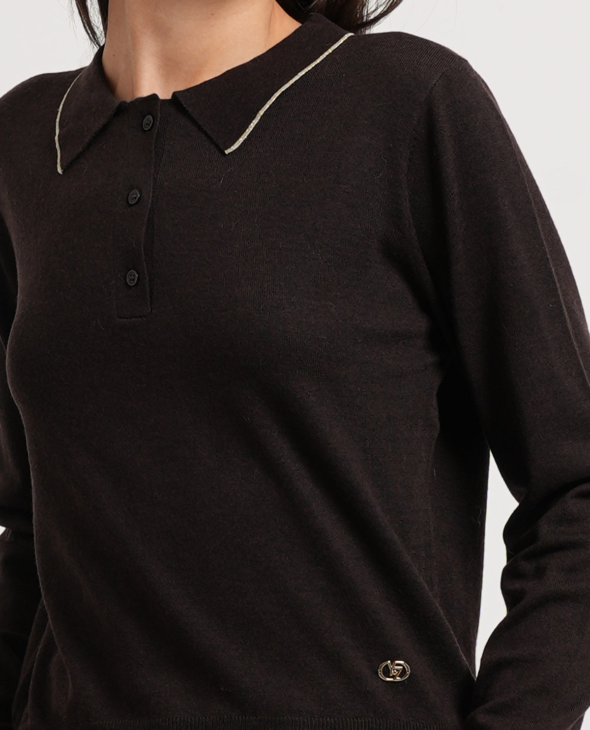 Maglia donna Yes Zee colletto a polo 