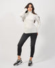 Yes Zee women's turtleneck with puff sleeves