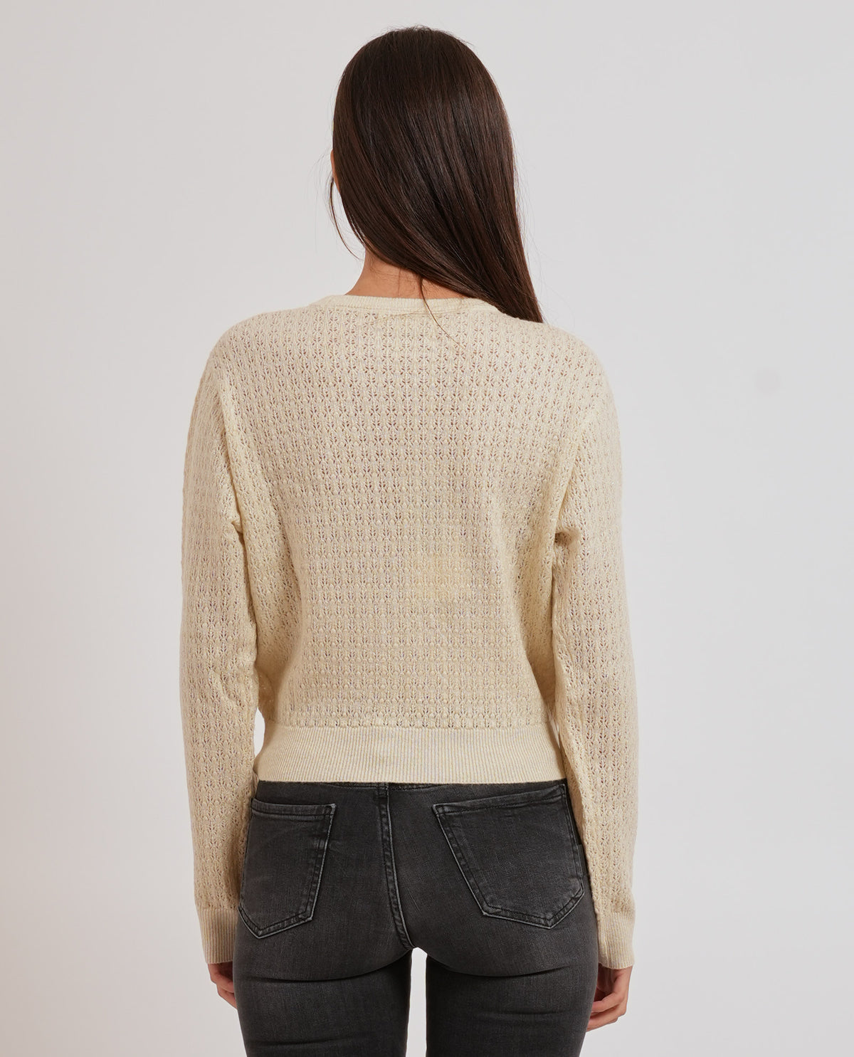 Maglione girocollo donna Yes Zee in misto lana 