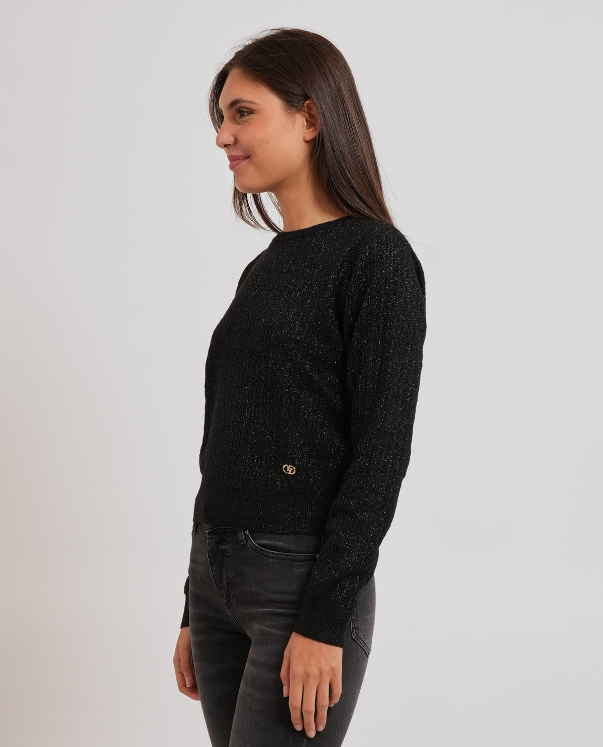 Maglione girocollo donna Yes Zee in misto lana 