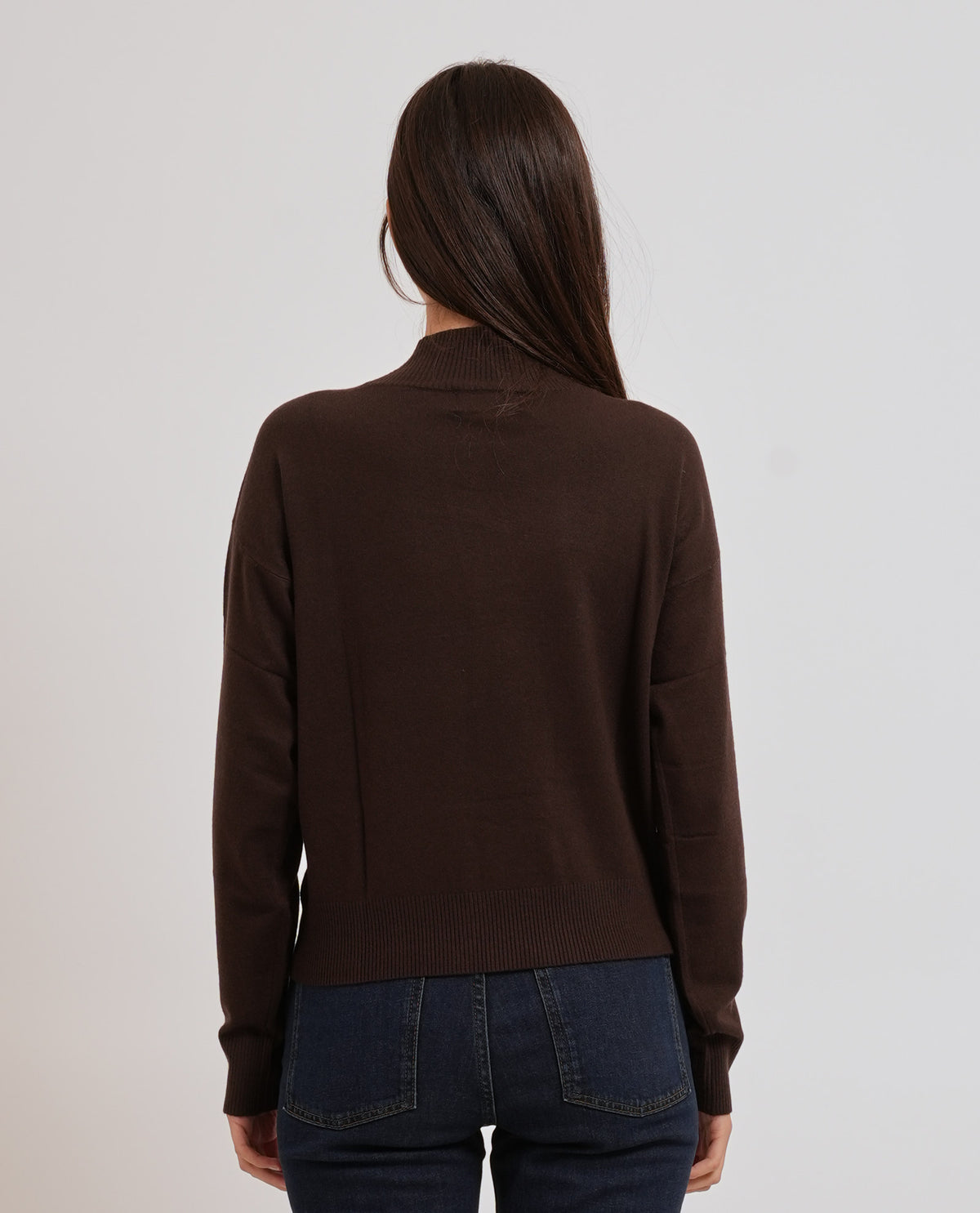 Maglione morbido donna Yes Zee a lupetto 