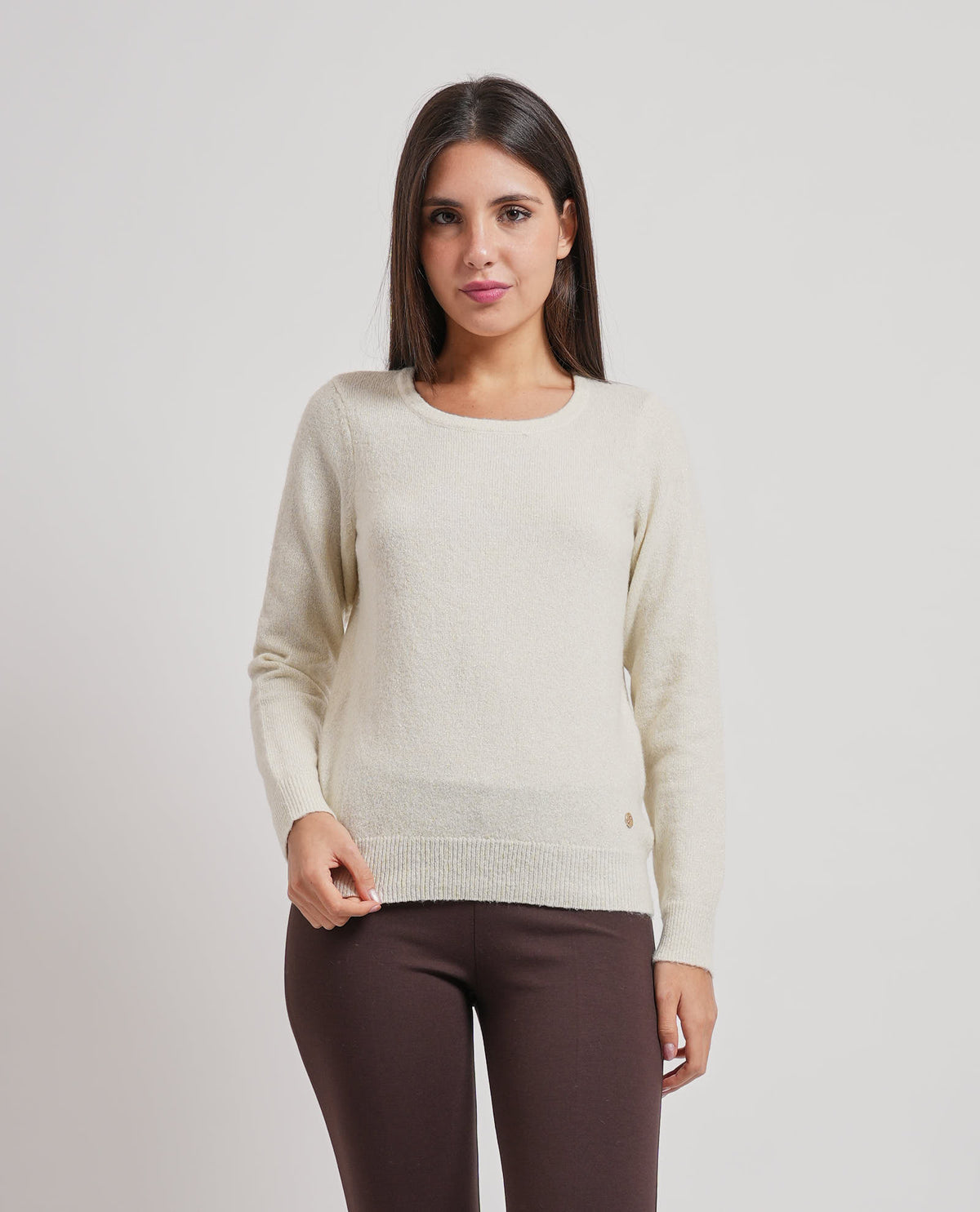 Maglione donna Yes Zee girocollo 