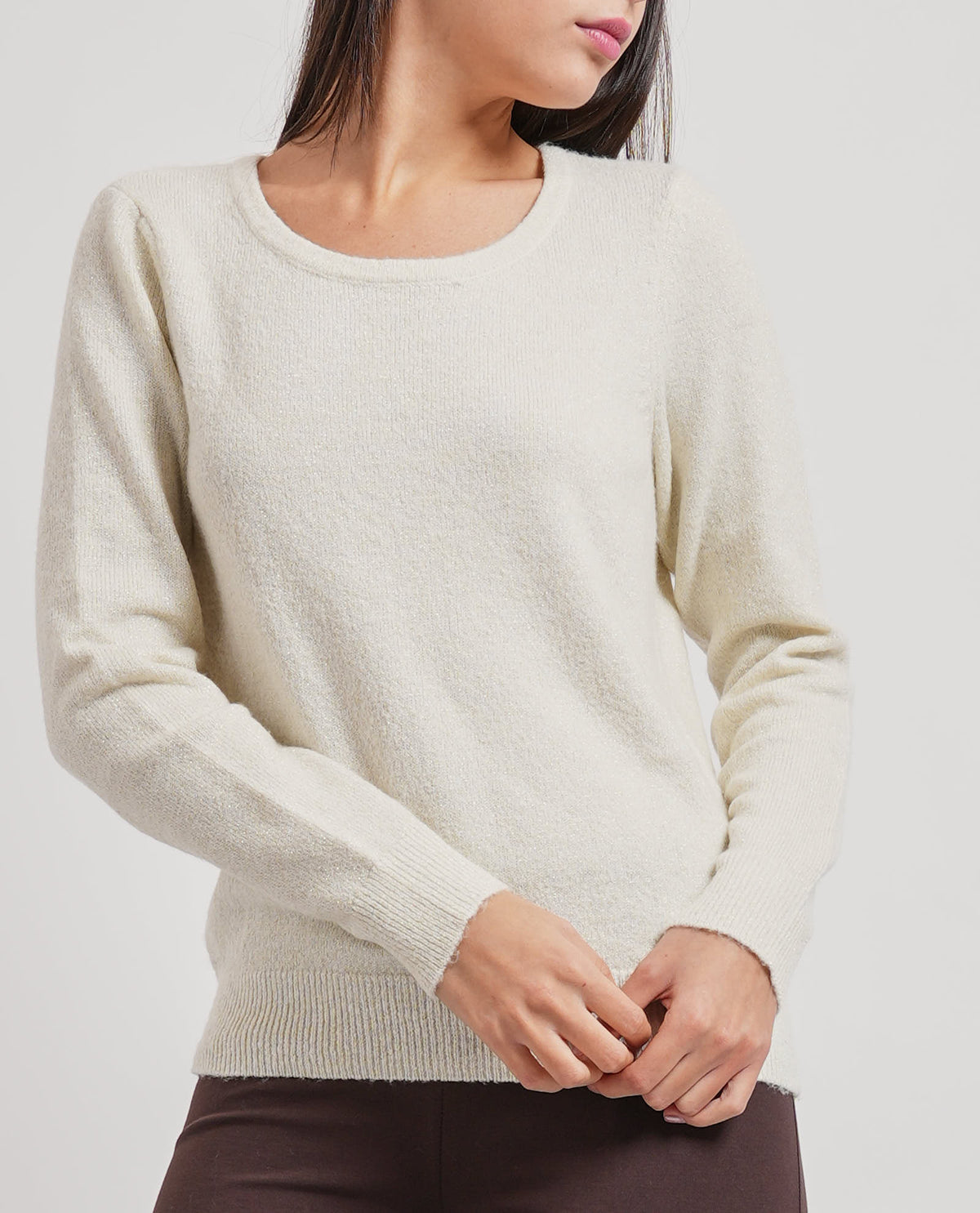 Maglione donna Yes Zee girocollo 