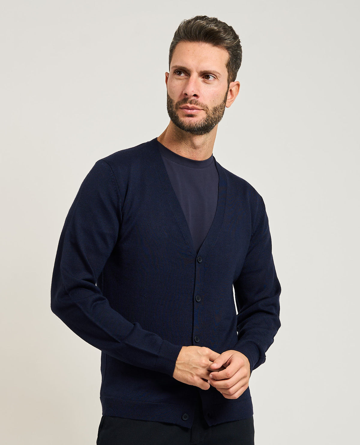 Cardigan uomo Yes Zee in lana 