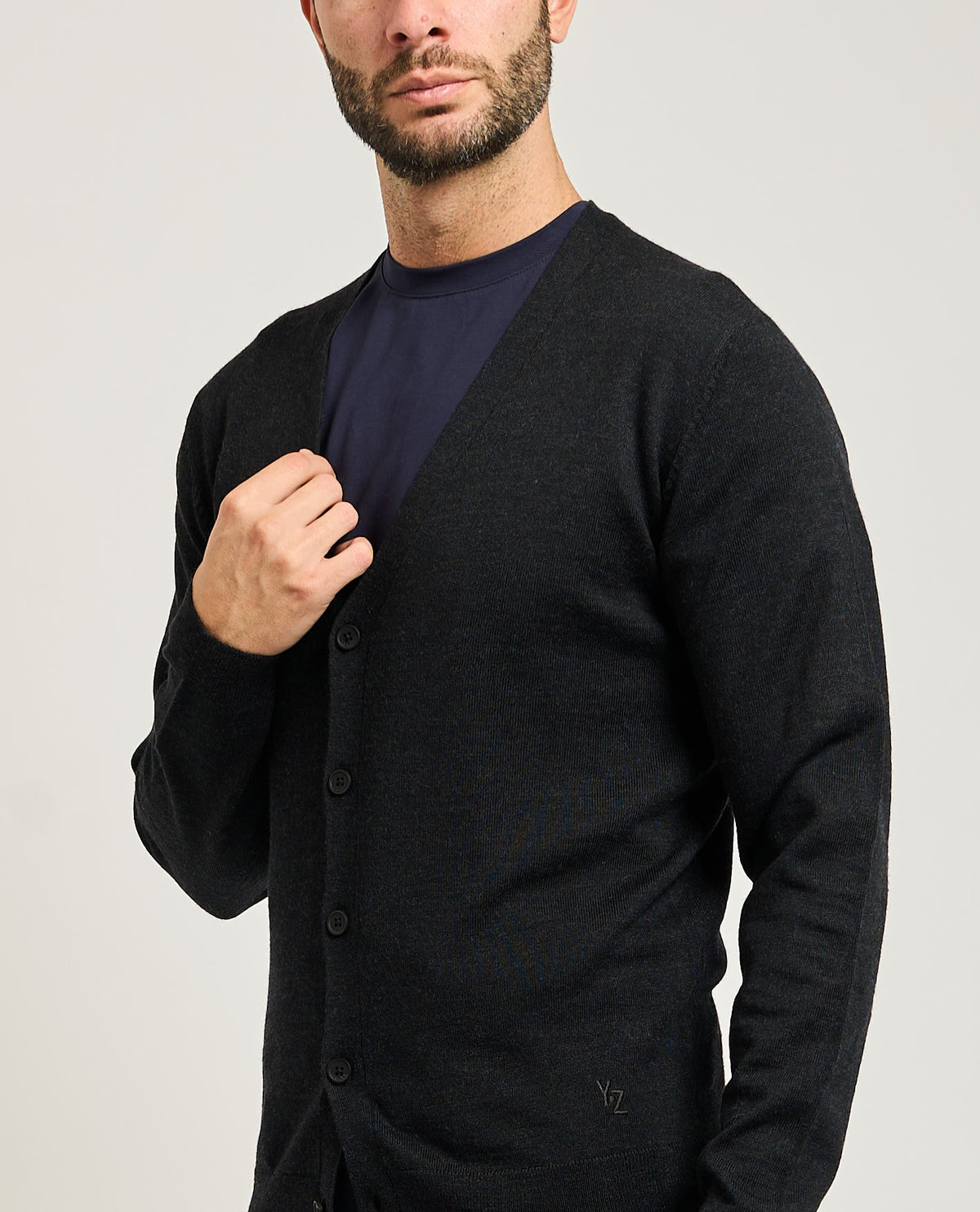 Cardigan uomo Yes Zee in lana 