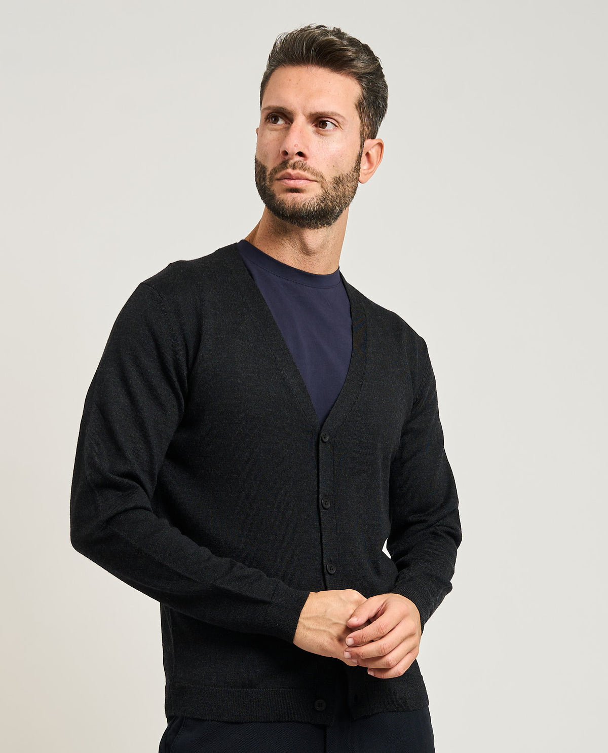 Cardigan uomo Yes Zee in lana 