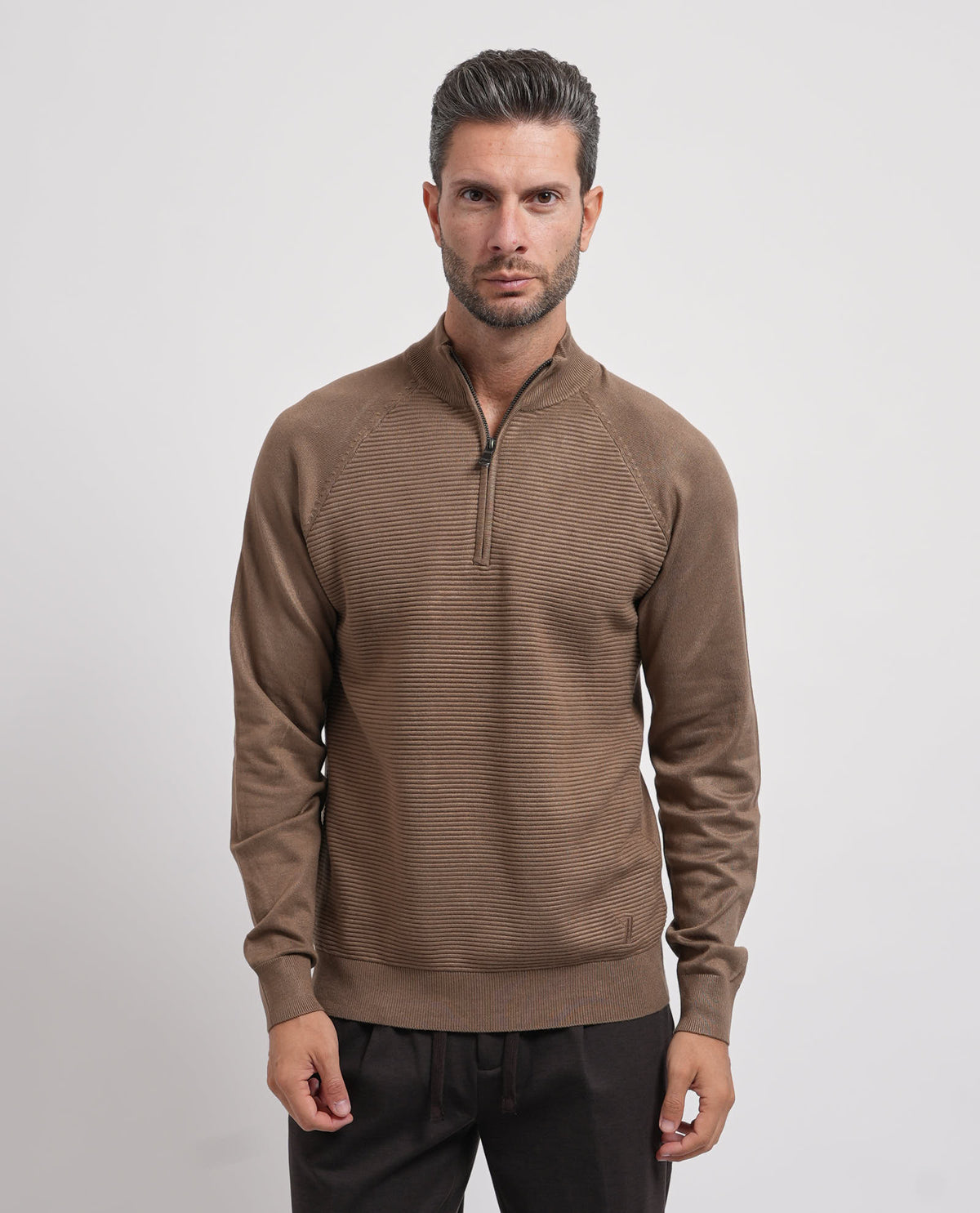 Maglione con zip Yes Zee uomo 