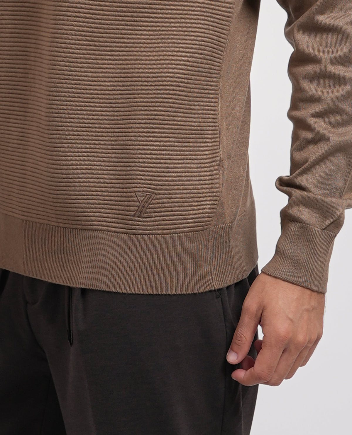 Maglione con zip Yes Zee uomo 