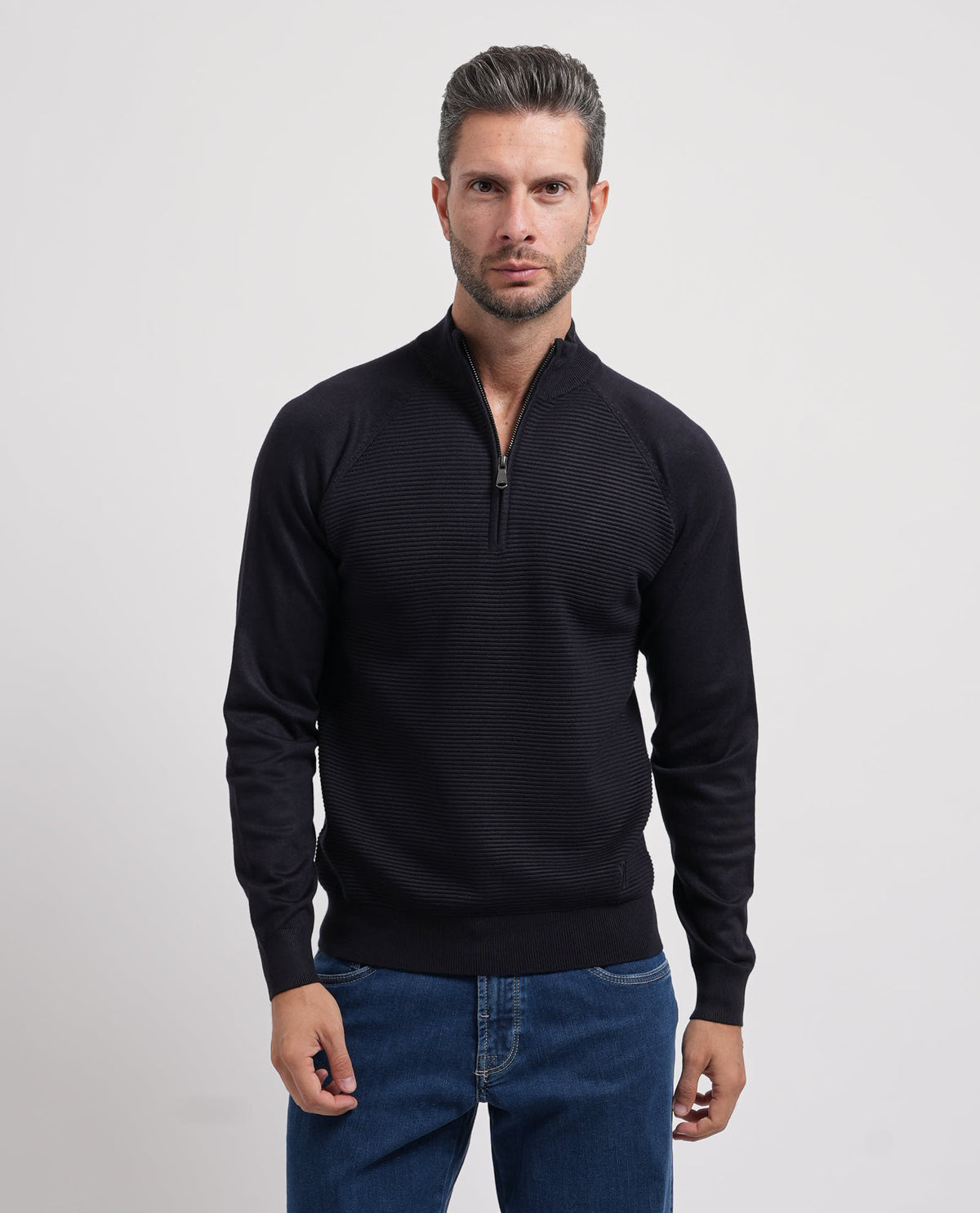 Maglione con zip Yes Zee uomo 
