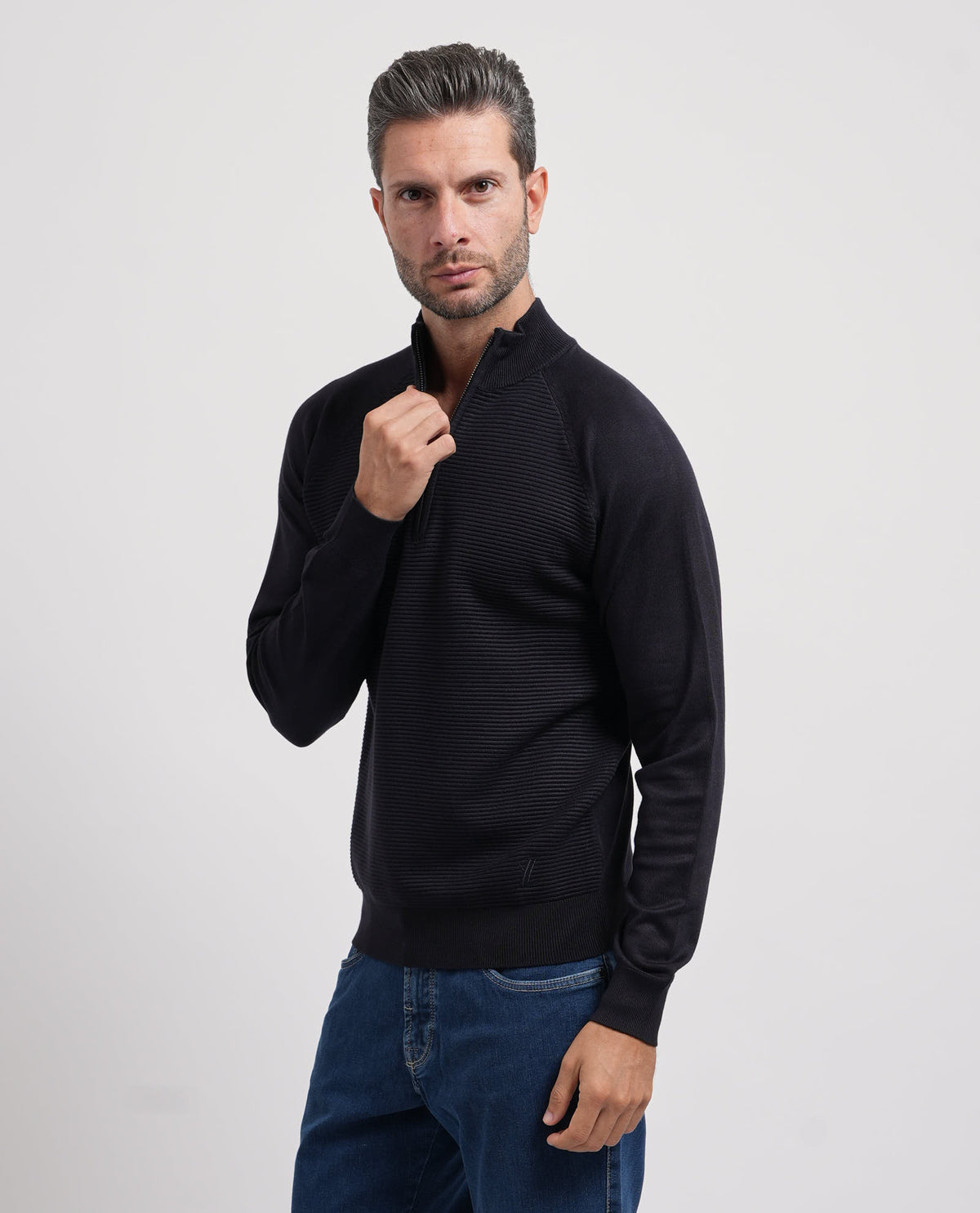 Maglione con zip Yes Zee uomo 
