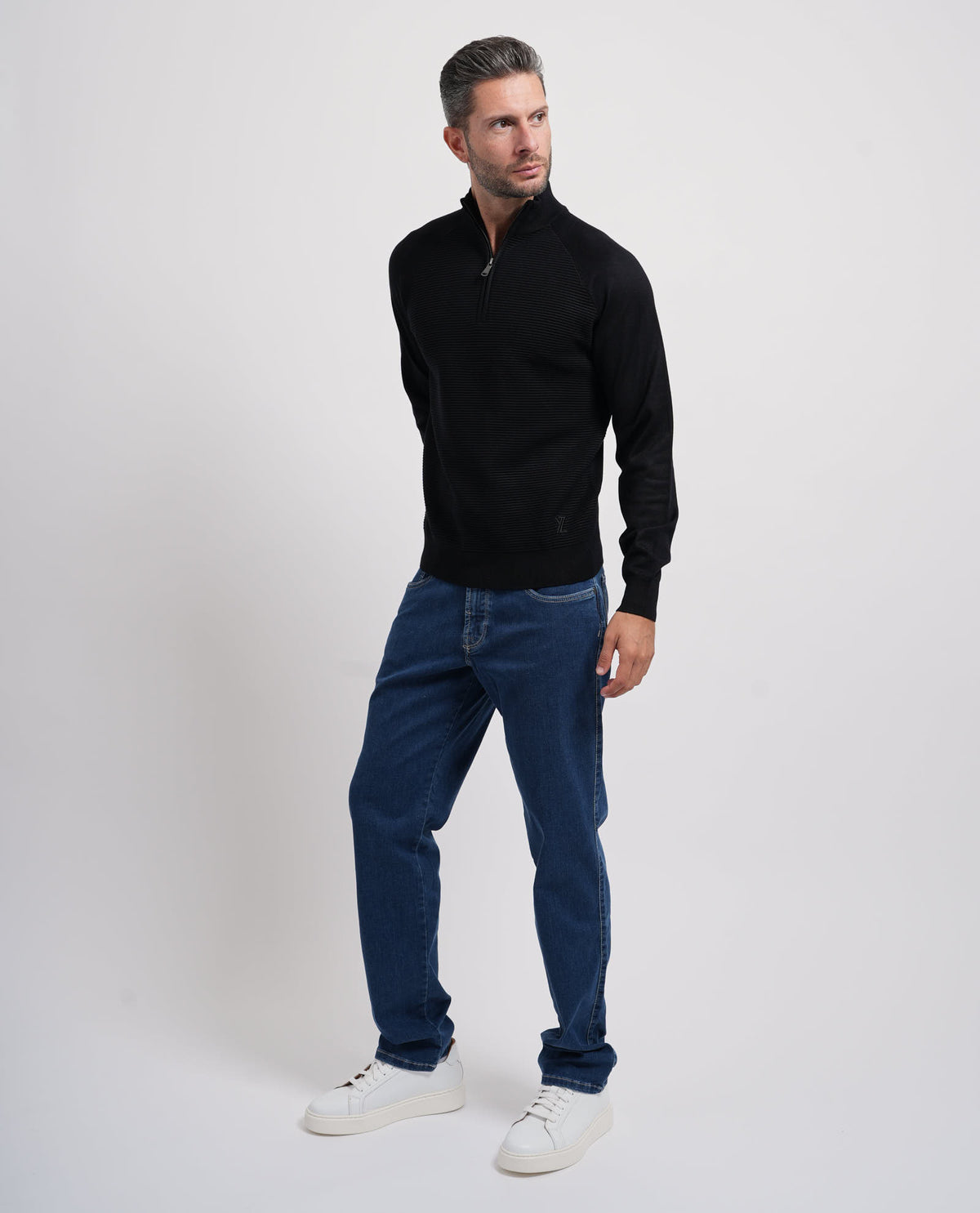 Maglione con zip Yes Zee uomo 