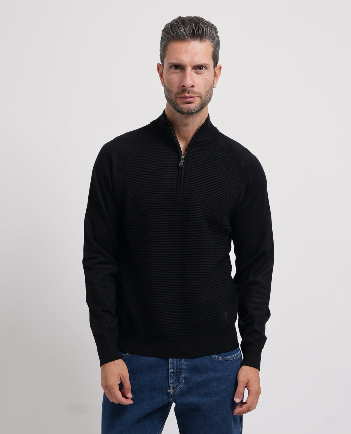 Maglione con zip Yes Zee uomo 