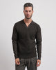 Yes Zee men's long-sleeve viscose blend shirt