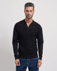 Yes Zee men's long-sleeved viscose blend sweater