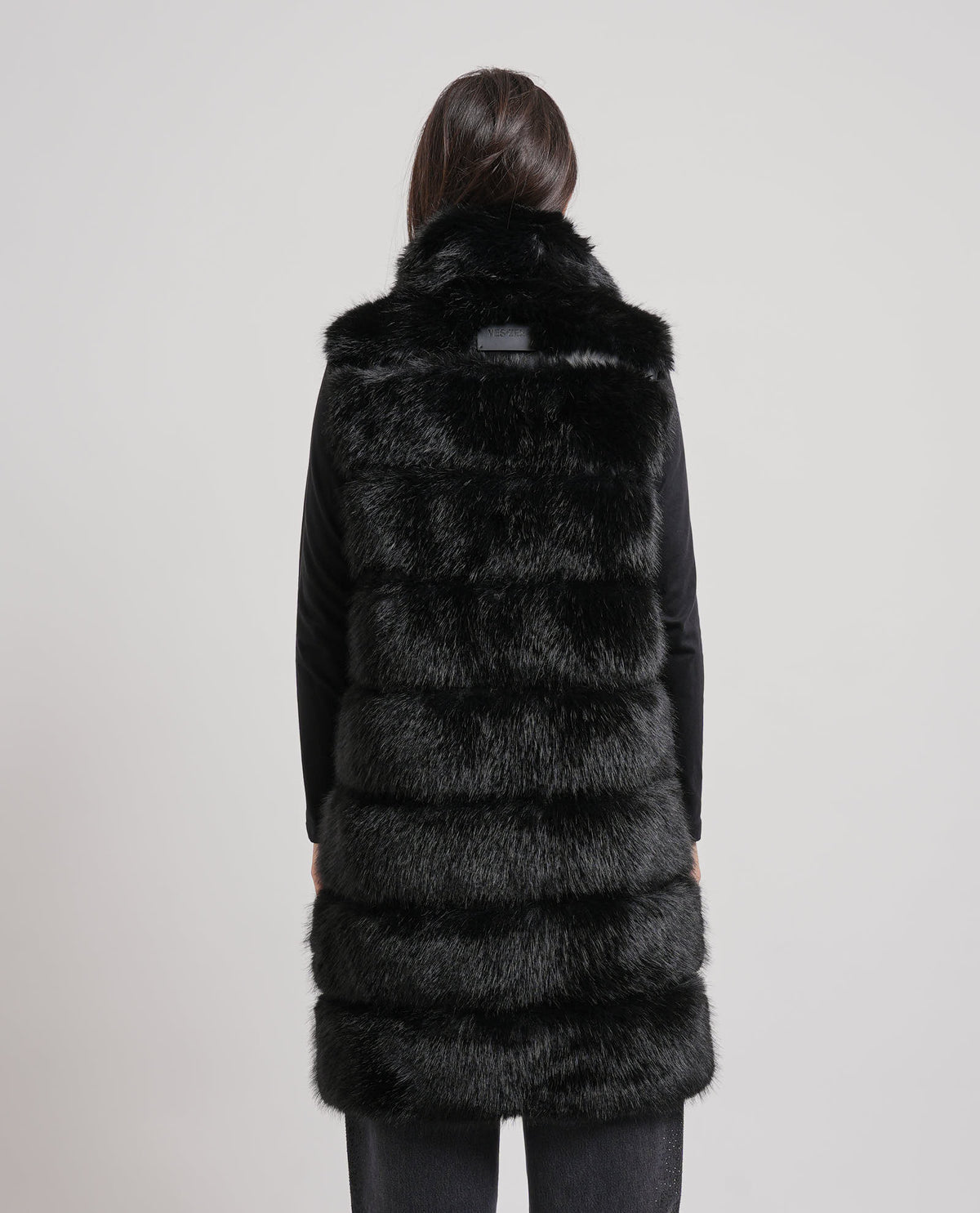 Cappotto a gilet donna Yes Zee smanicato 
