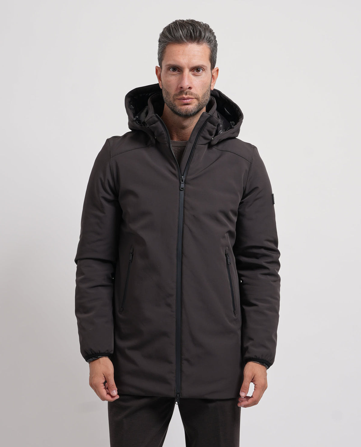 Parka uomo Yes Zee con cappuccio 