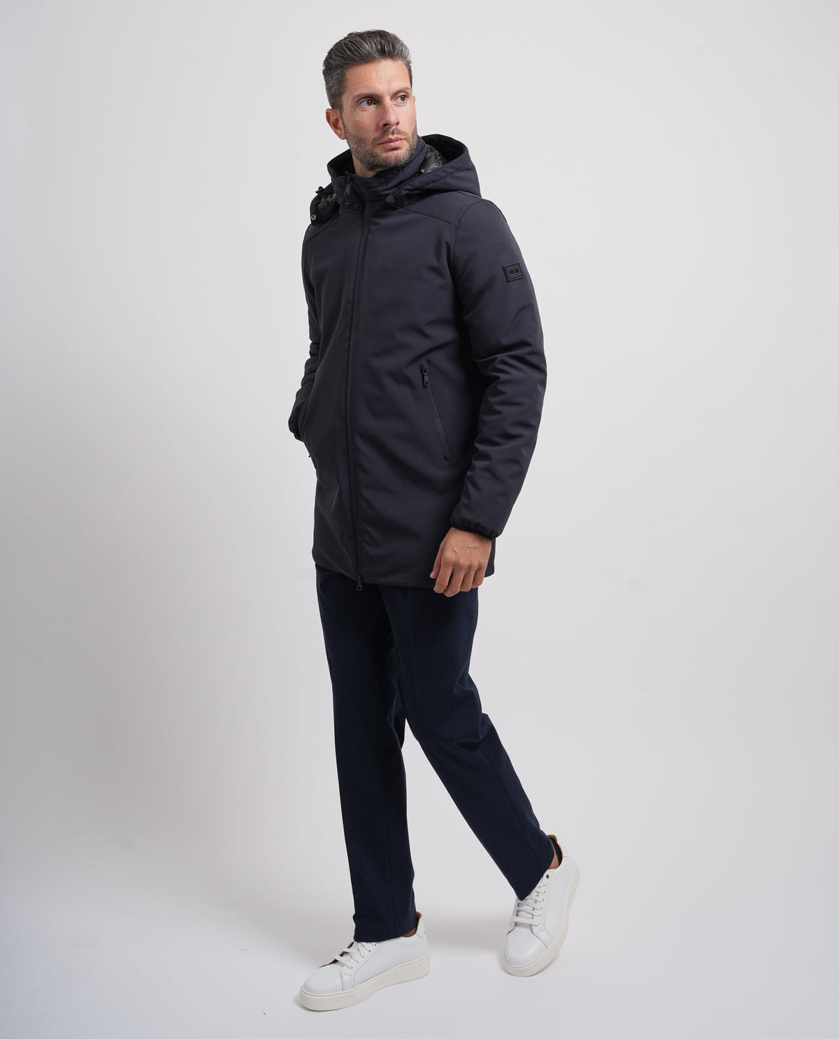 Parka uomo Yes Zee con cappuccio 