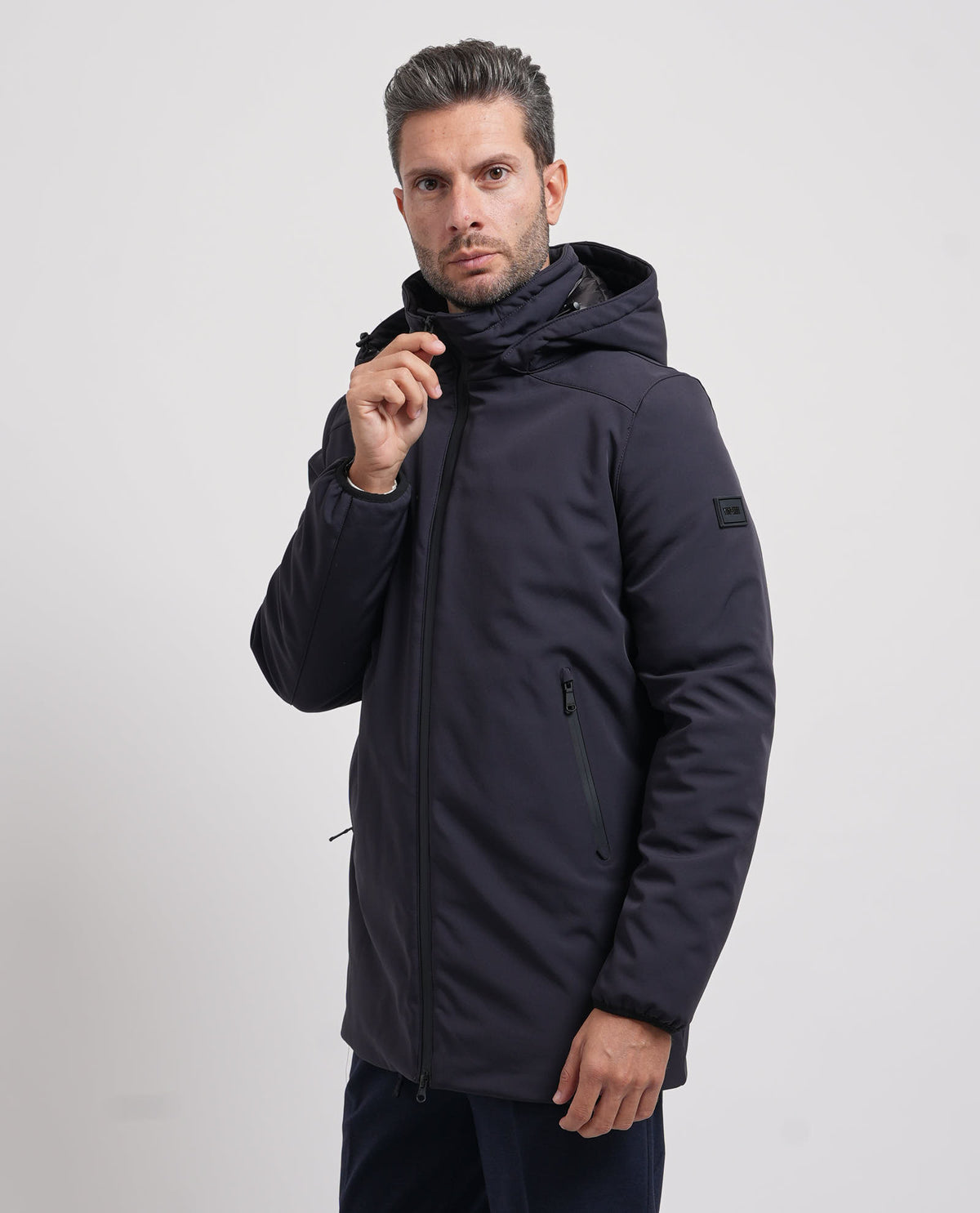 Parka uomo Yes Zee con cappuccio 