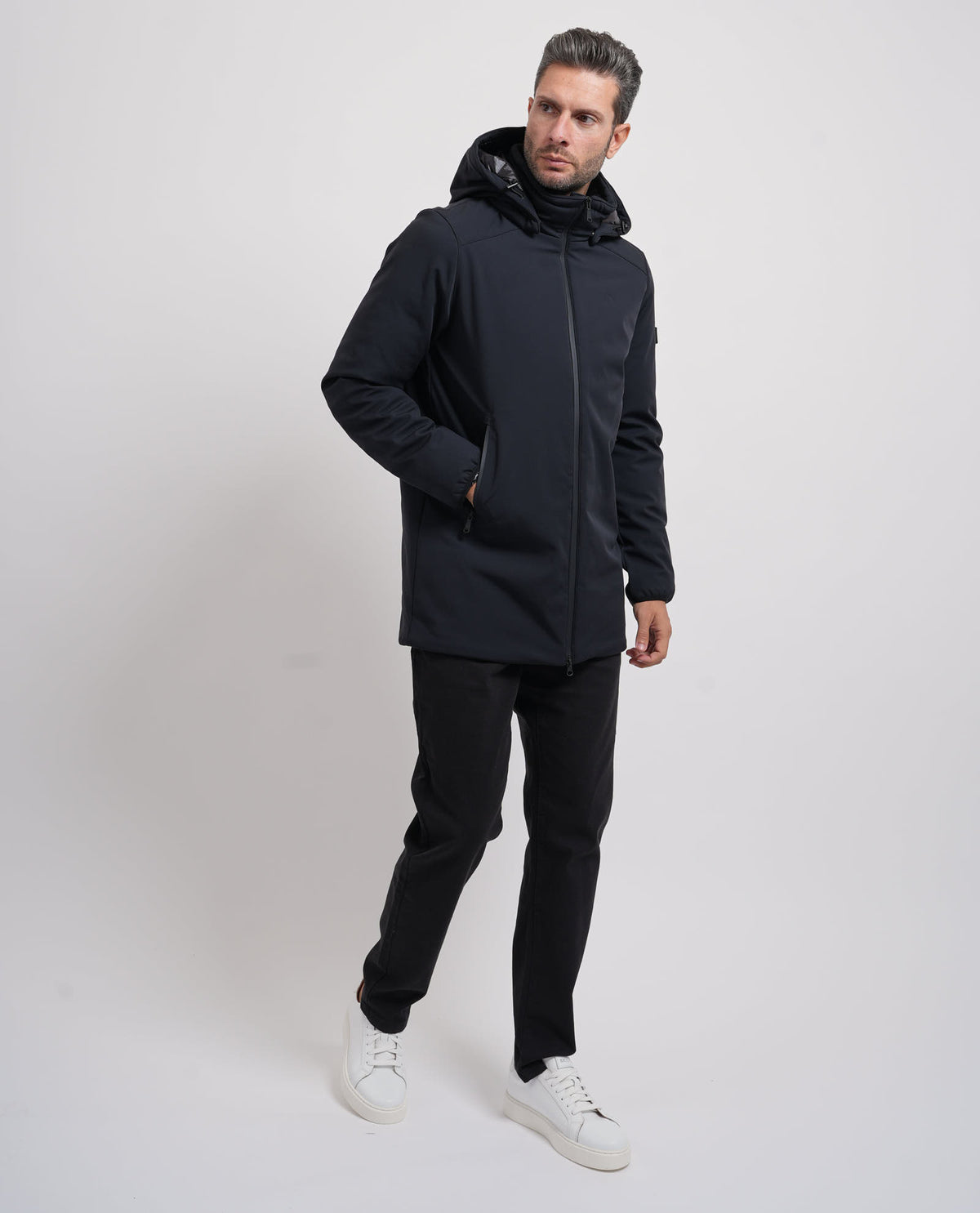 Parka uomo Yes Zee con cappuccio 