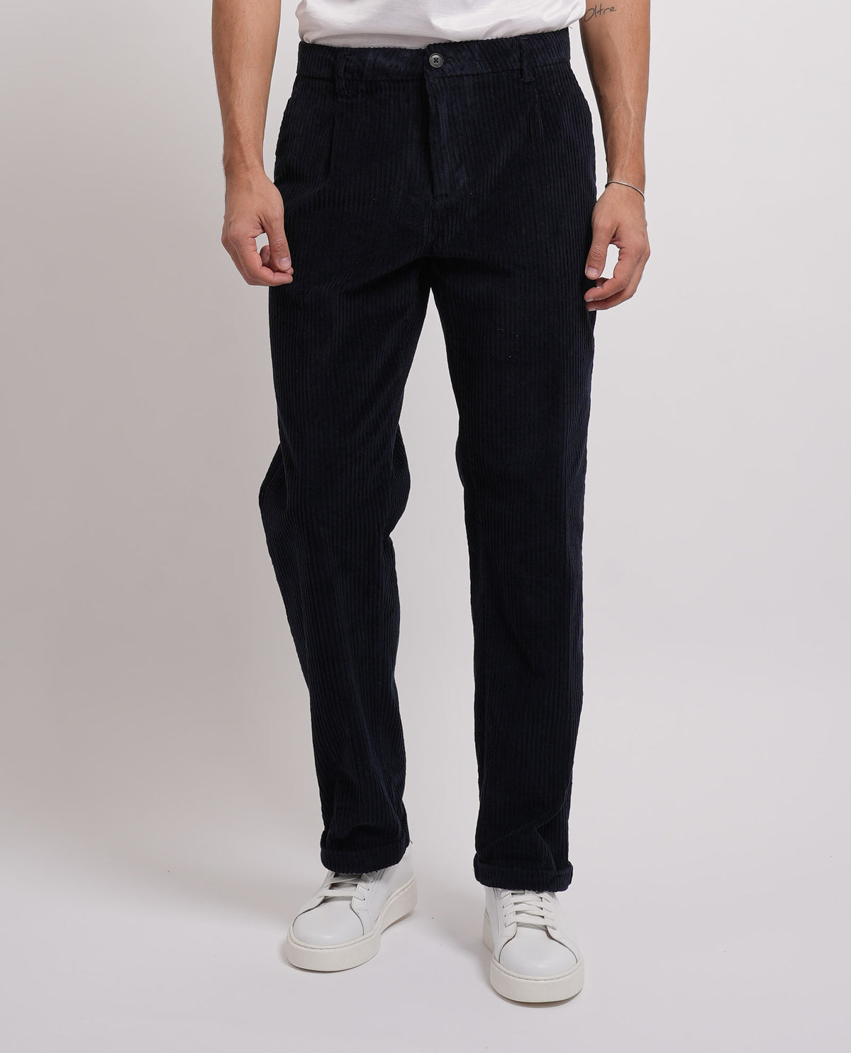 Pantaloni chinos in velluto Yes Zee uomo 