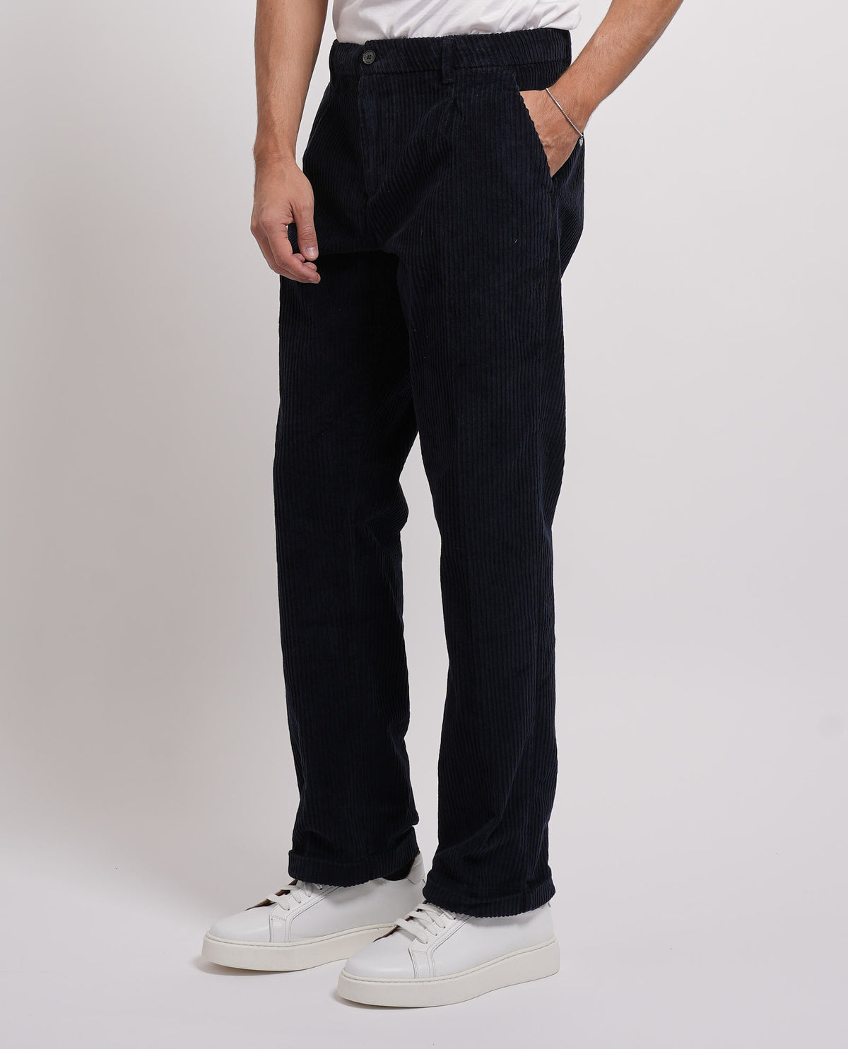 Pantaloni chinos in velluto Yes Zee uomo 