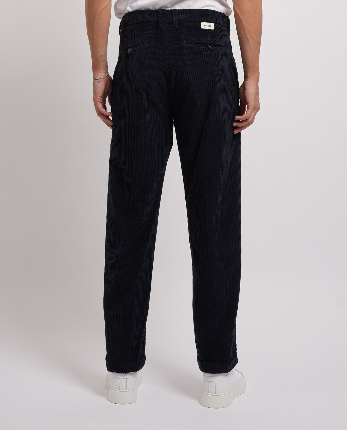Pantaloni chinos in velluto Yes Zee uomo 