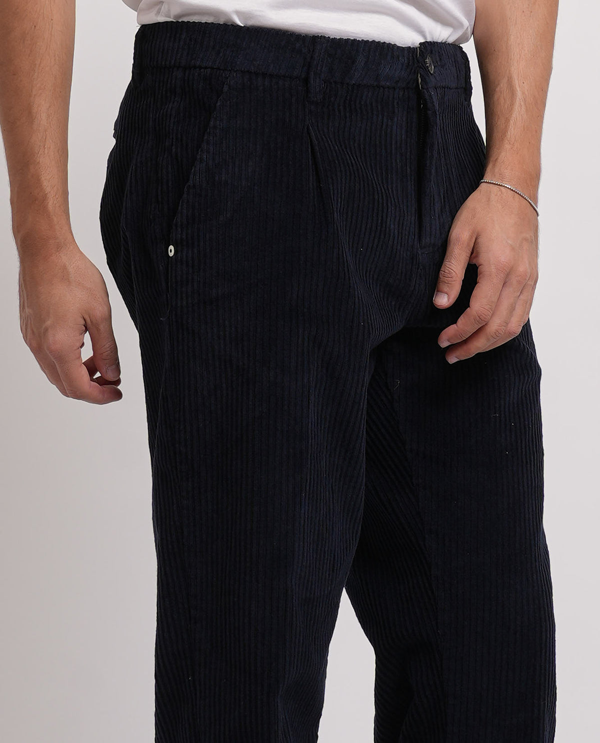 Pantaloni chinos in velluto Yes Zee uomo 