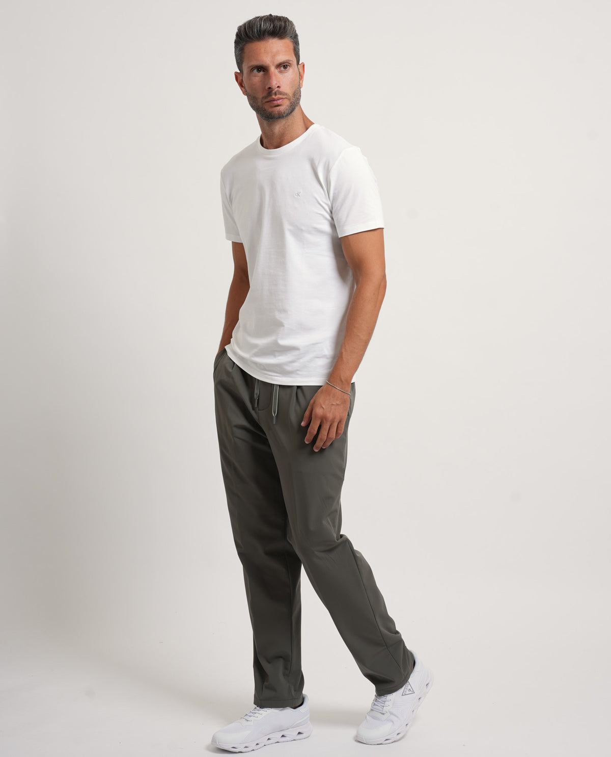 Pantaloni uomo Yes Zee con pinces 