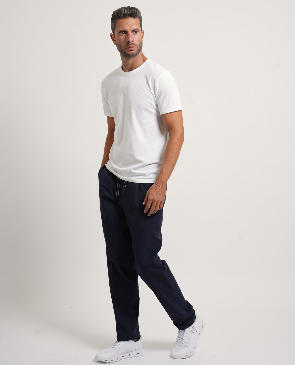 Pantaloni uomo Yes Zee con pinces 