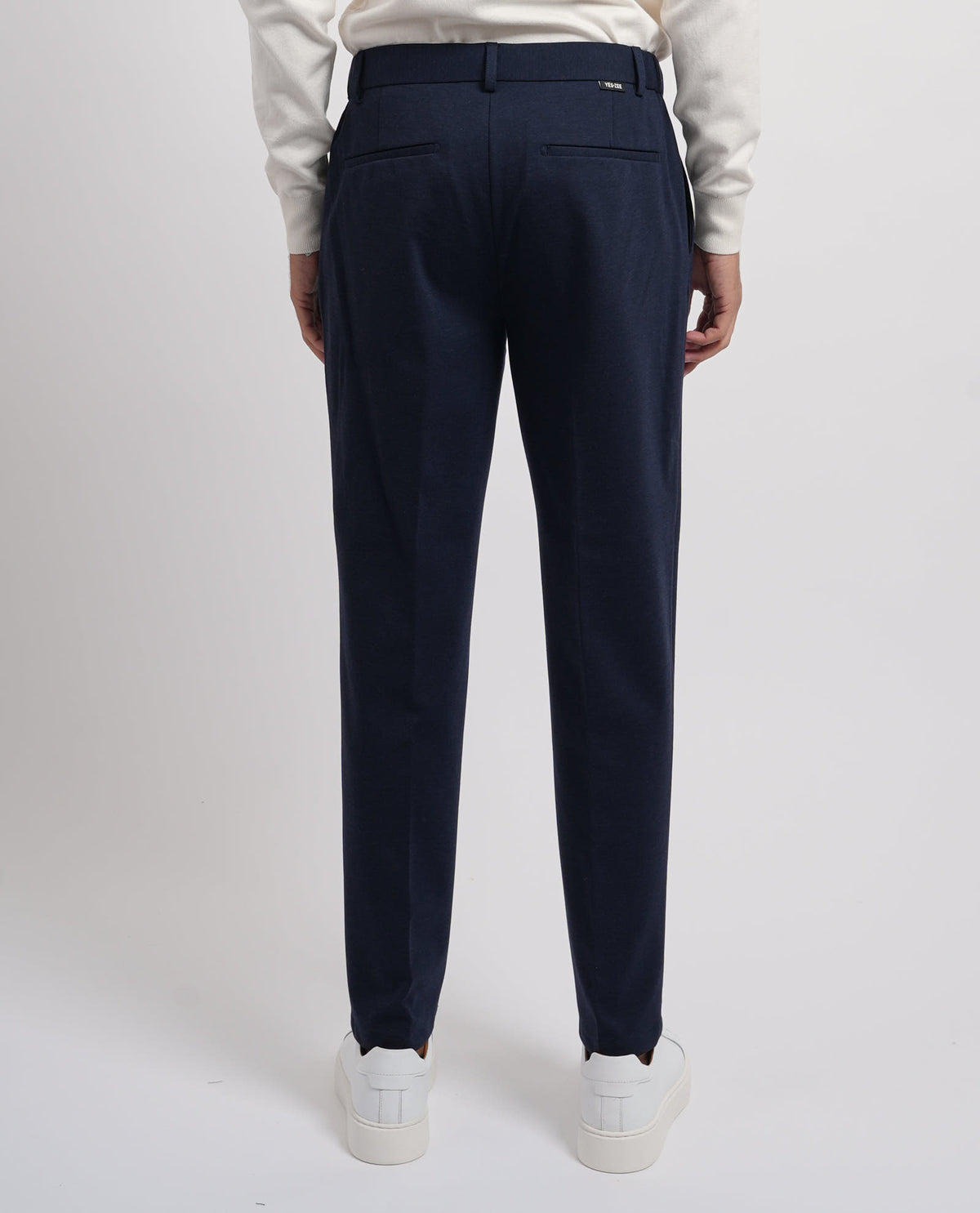 Pantaloni uomo Yes Zee con pinces e laccetto 