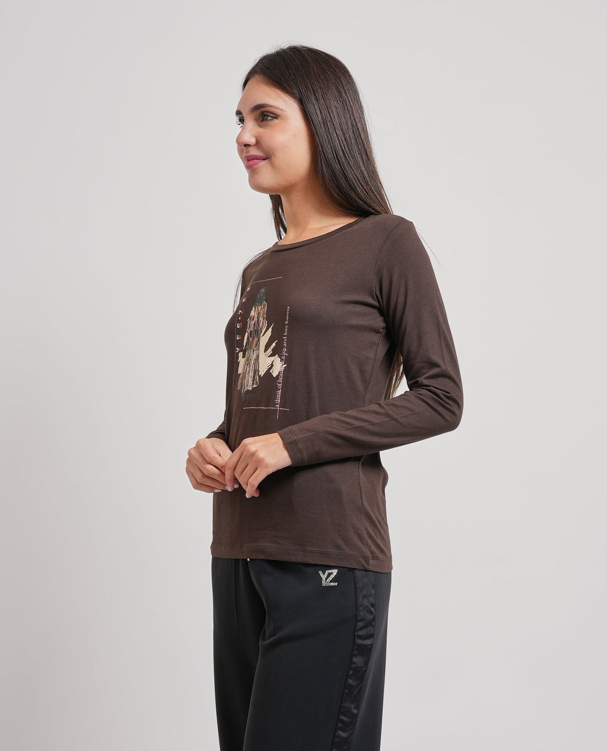 Maglietta donna Yes Zee a maniche lunghe 