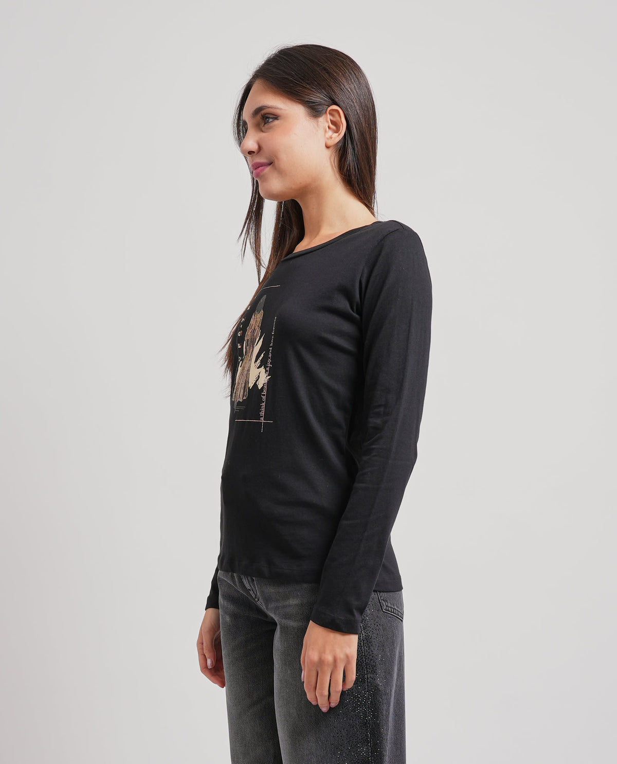 Maglietta donna Yes Zee a maniche lunghe 