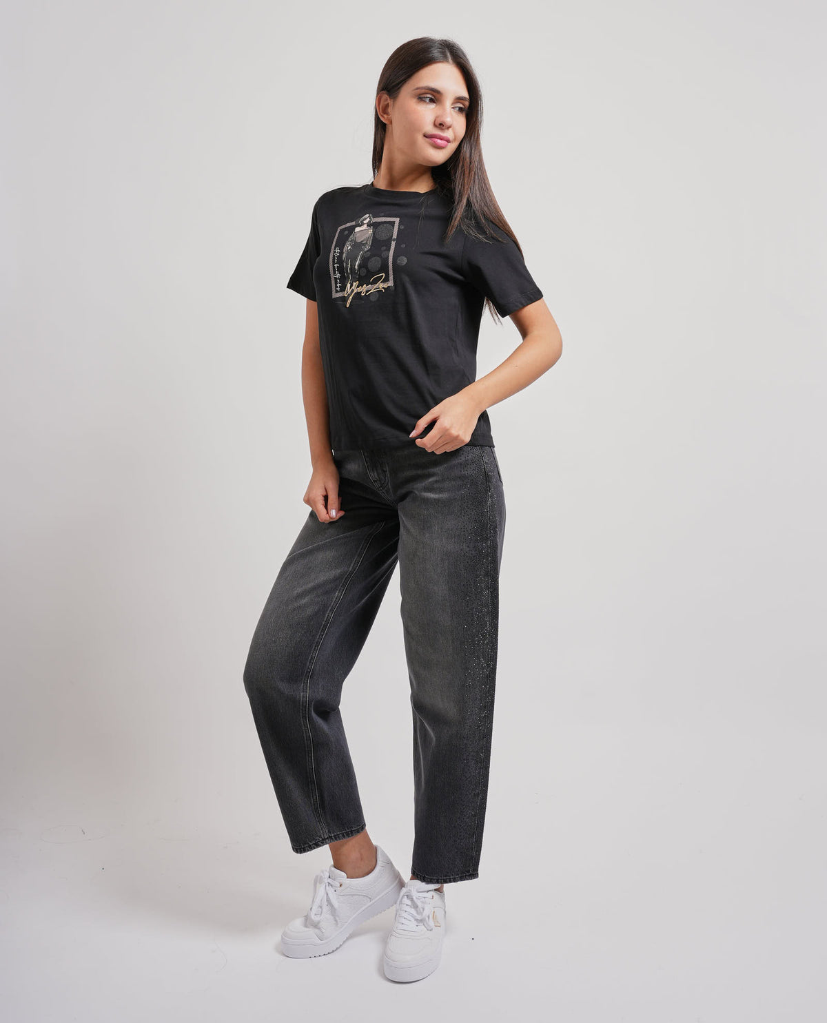 T-shirt donna Yes Zee con stampa 