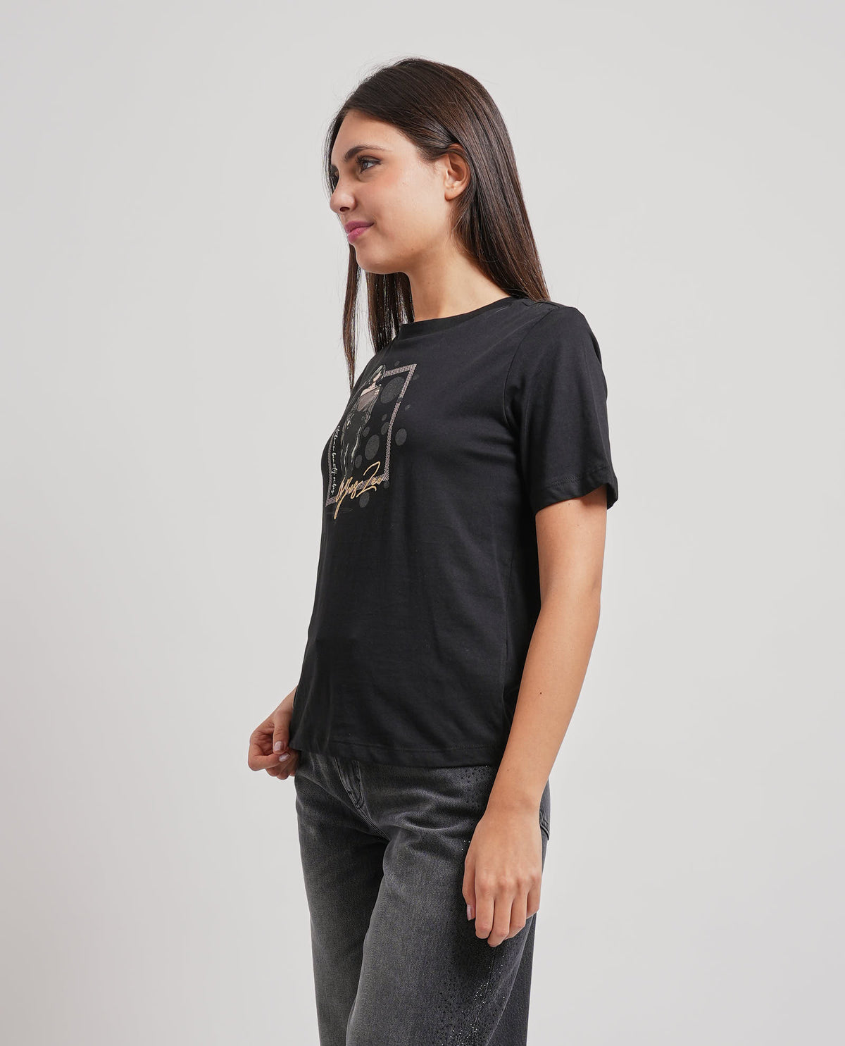 T-shirt donna Yes Zee con stampa 