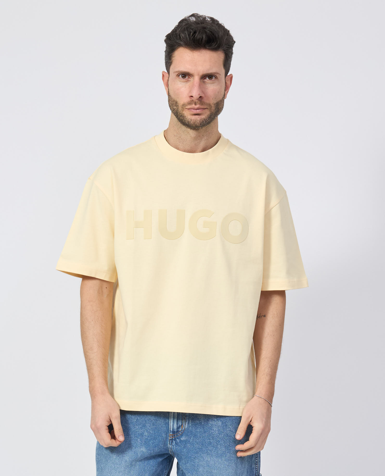 Hugo Oversized Reflective Logo T-Shirt - HUGO - Pellecchia Store Hugo Oversized Reflective Logo T-Shirt - HUGO - Pellecchia Store