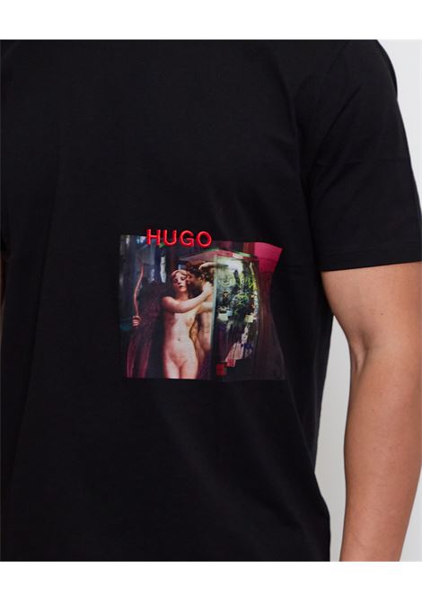 T-shirt relaxed fit con stampa esclusiva HUGO | 50465934001
