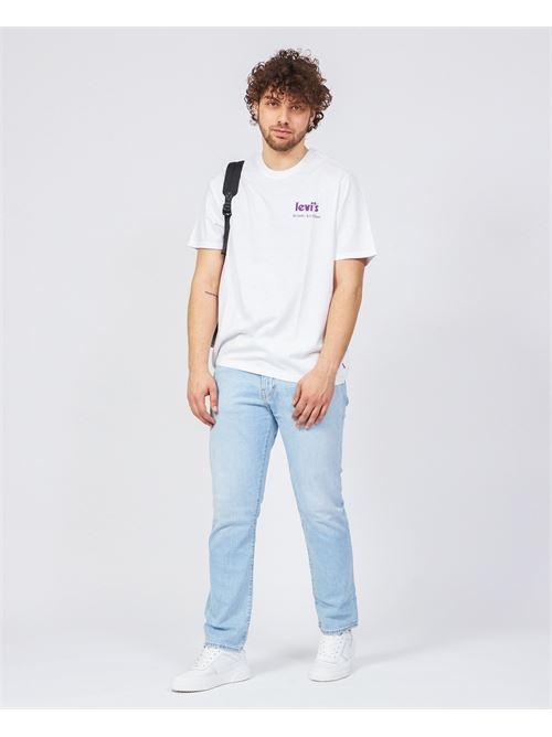Regular fit T-shirt with back print LEVIS | 16143-0722WHITE