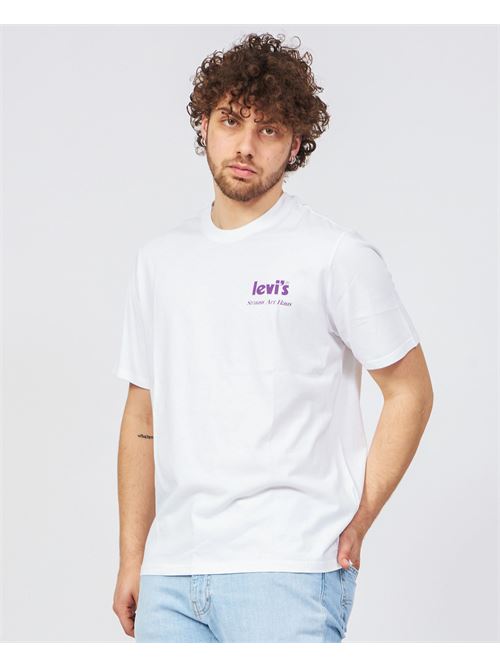 Regular fit T-shirt with back print LEVIS | 16143-0722WHITE