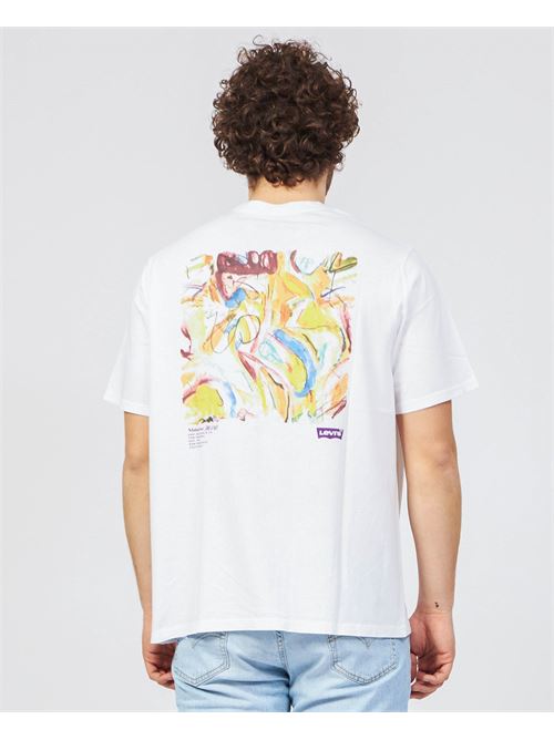 Regular fit T-shirt with back print LEVIS | 16143-0722WHITE