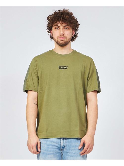 Levis crewneck T-shirt with logo LEVIS | 16143-0832GREEN