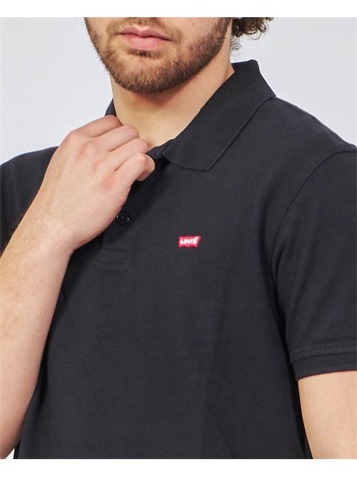 Levis polo shirt with buttons and logo LEVIS | 35883-0007BLACK