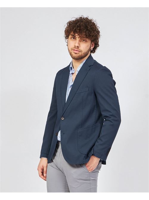 Sports cut Millerighe jacket SETTE/MEZZO | R5002-OLIOBLU