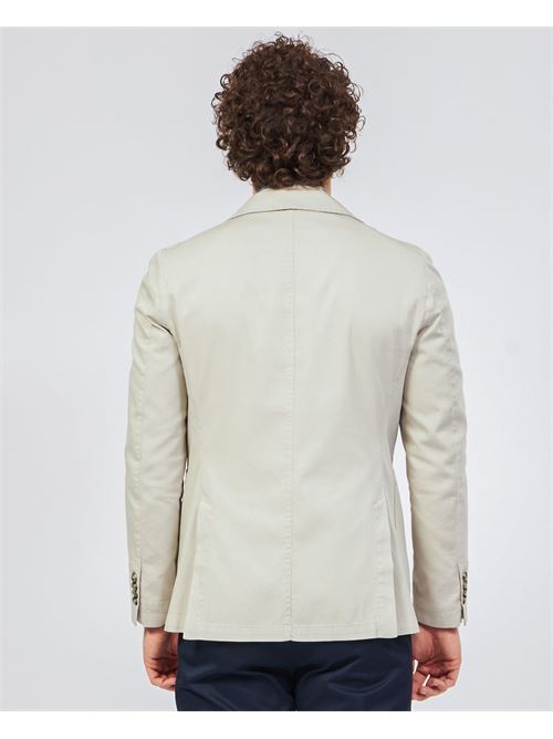 Jacket with peak lapels and cuts on the back SETTE/MEZZO | R7002-CAMOMILLASABBIA