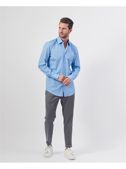 Boss shirt with all-over micro pattern BOSS | 50527217450