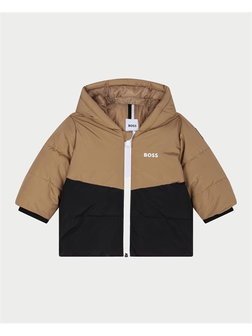 Giubbotto trapuntato Boss con cappuccio e logo BOSS | J51256269