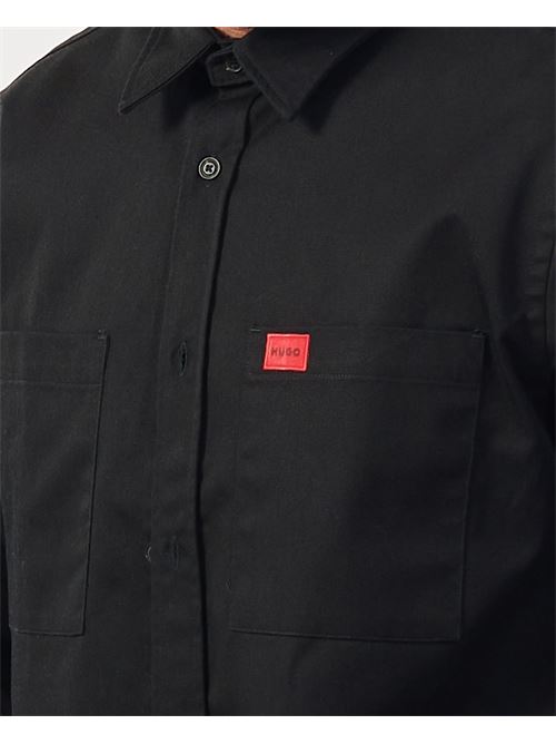 Camicia da uomo Hugo con etichetta rossa logata HUGO | 50519614001